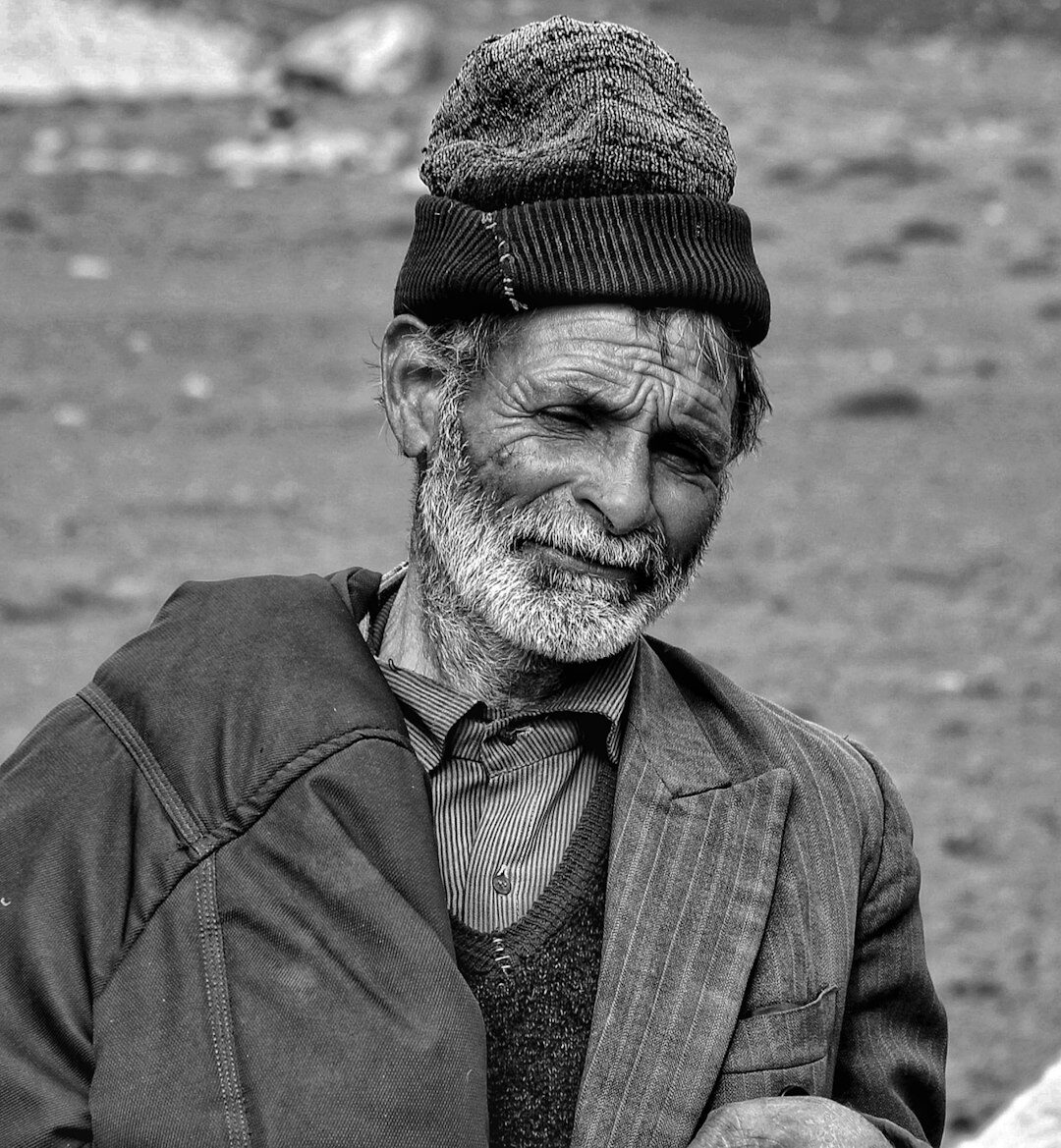 Portrait of a smiling senior Slovak man